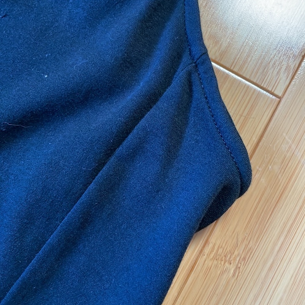 New York & Co summer sun dress, black jersey cotton - Picture 4 of 4
